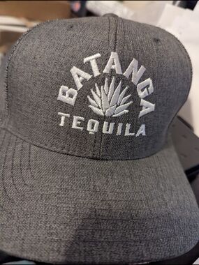 Batanga Tequila Hat Snapback Gray Mesh Rare Find New